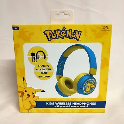 Kaufen OTL Technologies Kinder Bluetooth Drahtlose Kopfhörer - Pokemon Pikachu • 32.45€