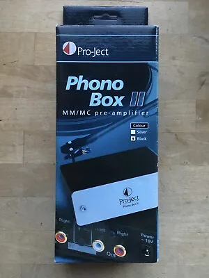 Kaufen PRO-JECT Phono Box II Pre-amplifier Vorverstärker Schwarz - Wie NEU!  • 99€