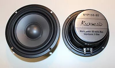 Kaufen Rockwood NYP-150  #2342 15cm Multimedia Bass Lautsprecher 150mm Tieftöner 2Kt. • 34.90€