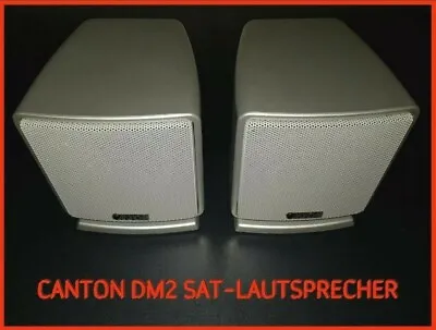 Kaufen CANTON DM2 Digital-Movie SAT-LAUTSPRECHER 2.0 Farbe: Silber TOP Zustand ! • 159€