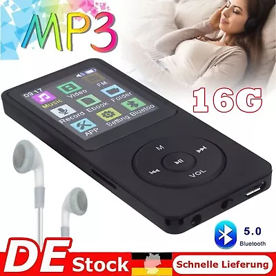 Kaufen Bluetooth5.0 Mp3 / Mp4 Player Lcd Display Hifi-bass Musik Spieler Fm Radio Audio • 22.99€