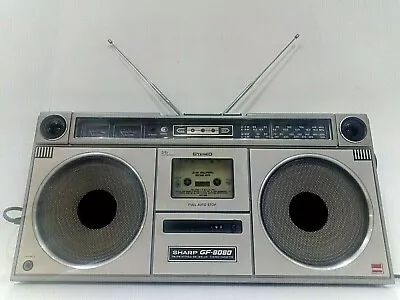 Kaufen Rare Nice Sharp GF-9090 H FM/SW/MW/LW Radio Receiver Boombox Ghetto Blaster • 390€