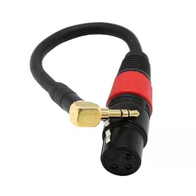 Kaufen XLR Buchse Auf 3,5 Mm 1/8 Zoll TRS Stereo Miniklinke AUX Kabel Audiokabel 20 Cm • 8.31€