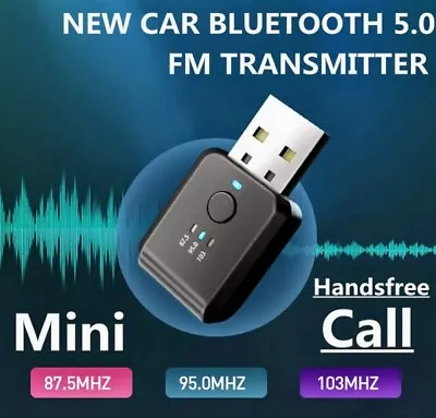 Kaufen FM01 BT 5.1 Mini USB Power Auto Kit Aux Inkl. Kabel Phone 95MHz 95db Spannung 5V • 7€