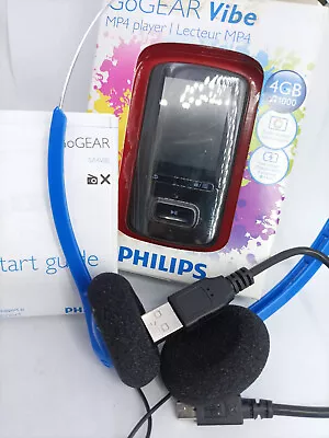 Kaufen Philips GoGear VIBE 4GB SA4VBE04 MP3 WMA Digital Flash Media Audio Musik Player • 55.32€
