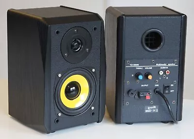 Kaufen Aktiv Lautsprecherboxen - Mini Aktivboxen - Monitorboxen - Schwarz • 75.50€