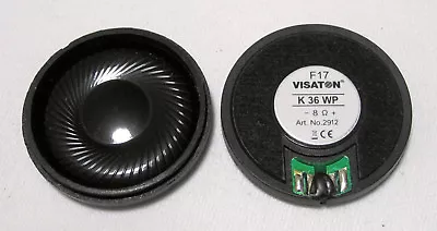 Kaufen VISATON K 36 WP 8Ohm Kleinlautsprecher 3,6cm Miniatur Lautsprecher Boxen 1,4  • 5.69€