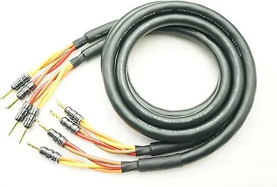 Kaufen MOGAMI 3104 Bi-Wiring Paar Rhodium Banane 7m Stecker Lautsprecher Kabel 2-4 • 404.36€