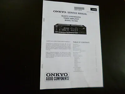 Kaufen  Service Manual Schaltplan  Onkyo TX-7430 • 11.50€
