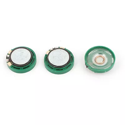 Kaufen 3 Stück 0,25W 8 Ohm 21mm Durchmesser Grün Magnet Lautsprecher Lautsprecher Horn • 10.89€