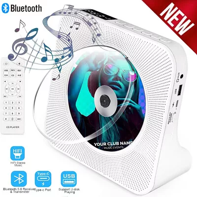 Kaufen Tragbarer CD-Player Mit Bluetooth, Eingebaute HiFi-Lautsprecher FM Radio Boombox • 45.99€