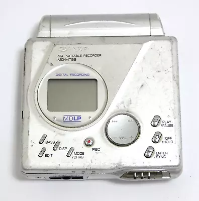 Kaufen Hs / Sharp Md Mt99 Lecteur Enregistreur Minidisc Digital Recording Portable • 14.99€