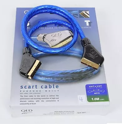 Kaufen QED AV2110 EAN 15018 High End Scart-Kabel 1m UVP War € 100,00  • 44.99€