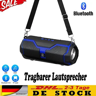 Kaufen Tragbarer Mini Bluetooth Lautsprecher HIFI Stereo Subwoofer TWS Musicbox USB FM • 18.99€