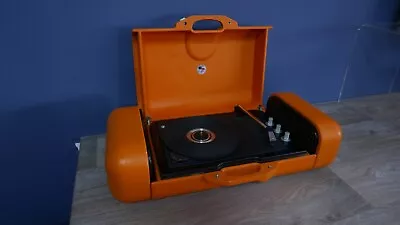 Kaufen RAR! Schneider  Saundy  Koffer Plattenspieler Vintage 70er 80er Jahre Space Age • 119€