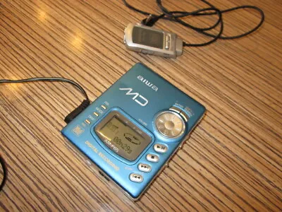 Kaufen Aiwa F65 + Remote  Minidisc Player / Recorder MD   (520 ) Blau • 115.94€