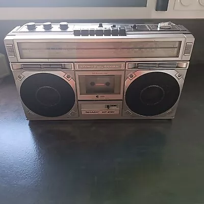 Kaufen Sharp GF 6161 Ghettoblaster Boombox Cassette K7 Recorder Semi HS • 45€