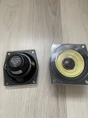 Kaufen Paar Monacor SPH-30X/8 Hi-Fi-Breitbänder 20 W 8 Ω Gelbe Kevlar-Membran • 75€