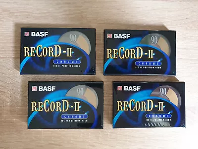 Kaufen BASF Record II Kassetten Cassetten Tapes IEC II OVP (4 Stück) • 1€