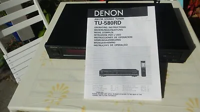 Kaufen DENON TU-580RD Hifi Stereo-Tuner  Schwarz • 5€