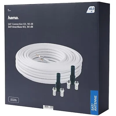 Kaufen Hama SAT Installation Koaxial-Kabel 90dB TV Antennen-Kabel Digital Koax 4K HD • 7.74€