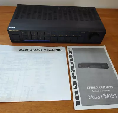 Kaufen Marantz PM-151 Integrierter HiFi Stereo Verstärker HiFi Amp Vintage + Anleitung • 81.85€