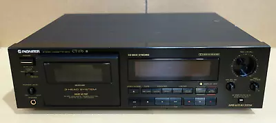 Kaufen Pioneer CT-676 Kassetten Tapedeck 90s [DEFEKT Für Bastler, Parts Only] (1) • 40€