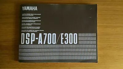 Kaufen Yamaha DSP-A700/E300 Bedienungsanleitung • 17€