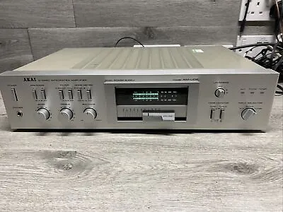 Kaufen Akai AM-U02 Verstärker Hiifi Separat | Silber | Phono Bühne | Vintage 80er Jahre Amp • 110.90€