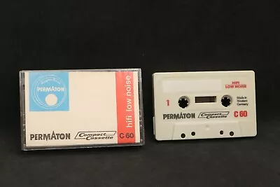 Kaufen 1x MC Kassette Permaton C 60 / Typ 1 I / Mod. 1968-1977 / Audiokassetten • 5.90€