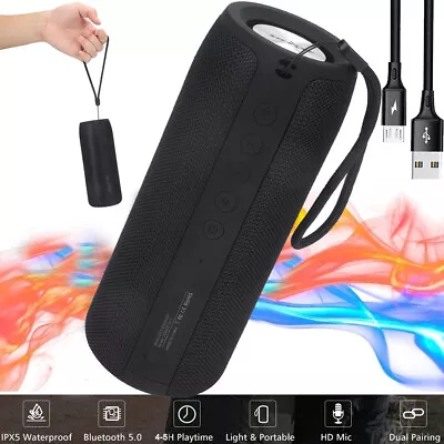 Kaufen Bluetooth Lautsprecher 20W,Musikbox Mit 360° HD Stereo Subwoofer SD Musicbox • 16.93€