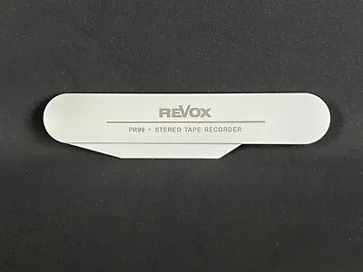 Kaufen Neue REVOX PR99 Kopfabdeckung Für Reel To Reel Tape Recorders PR99 Support Custo • 99.41€