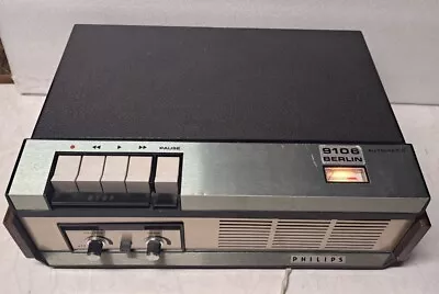 Kaufen Philips 9106A Berlin Tonbandgerät , Baujahr 1969 Lt Radiomuseum Für Bastler • 22€