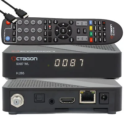 Kaufen > OCTAGON SX87 HD WL H.265 S2+IP HEVC Set-Top Box Sat & Smart IPTV Receiver WiFi • 62.90€