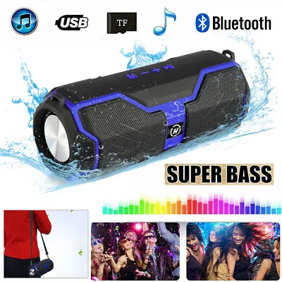 Kaufen 20W Tragbarer Wireless Bluetooth Lautsprecher Subwoofer TF Musicbox Stereo NEU • 18.90€