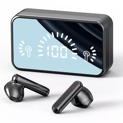 Kaufen Bluetooth 5.1 TWS Kopfhörer Touch Control In-Ear Wireless Ohrhörer Mit Ladebox • 18.99€