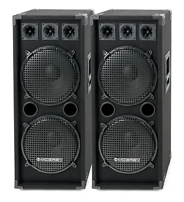 Kaufen Paar 2x 12  (30cm) DJ PA Säulen Lautsprecher Disco Stand Boxen Subwoofer 2000W • 247€