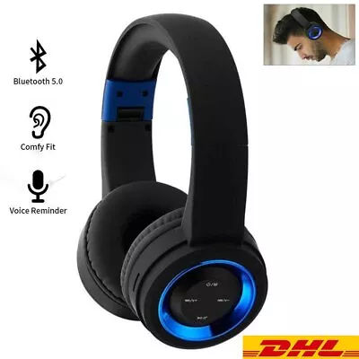 Kaufen Kopfhörer Bluetooth Wireless 3 In1 Stereo Headset Faltbare On-Ear Mit Mic FM DHL • 9.99€