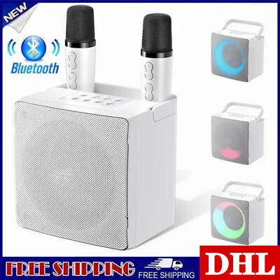 Kaufen Bluetooth 5.0 Lautsprecher RGB Subwoofer Musikbox Boombox Party LED Mit Mikrofon • 39.99€