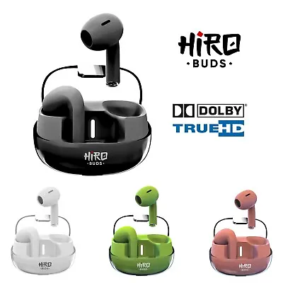 Kaufen Kabellose Bluetooth Ohrhörer Kopfhörer Tanz HiRO Buds TWS ALLE Geräte HD - NEU • 10.96€