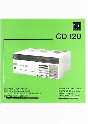 Kaufen Dual Bedienungsanleitung Für CD 120  Copy • 9.95€