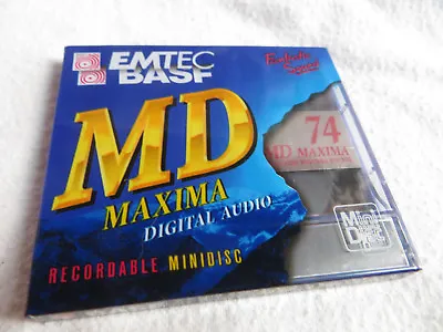 Kaufen BASF MD Maxima Recording Minidisc 74 Min  OVP   NEU Sealed  • 6.99€