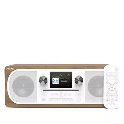 Kaufen Stereo DAB+ UKW Internetradio Musikanlage CD Bluetooth Pure Evoke C-F6 Walnut • 379.99€