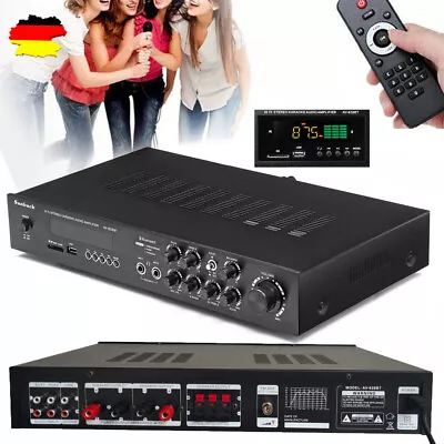 Kaufen HiFi Verstärker 5 Kanal Digital FM USB Stereo Amplifier Bluetooth Vollverstärker • 78€