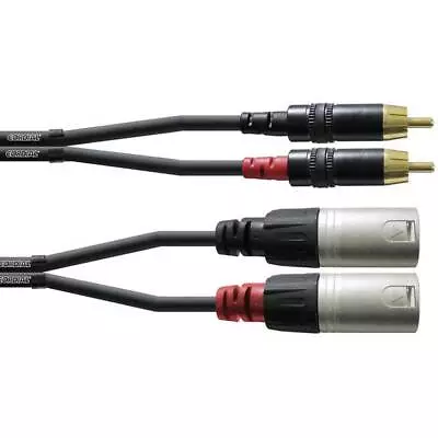 Kaufen Cordial CFU 1,5 MC Audio Adapterkabel [2x XLR-Stecker - 2x Cinch-Stecker] 1.50 M • 17.95€