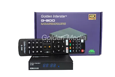 Kaufen Golden Interstar G300 2GB+32GB 4K IP-Box Android 11 HDR+ WiFi Bluetooth Media TV • 109.90€
