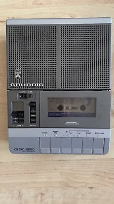 Kaufen Grundig CR 590 Stereo Cassette Tape Recorder Vintage Hifi • 99€