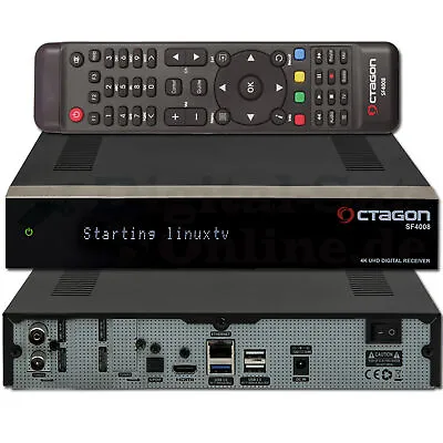 Kaufen > Octagon SF4008 Triple 4K 2x DVB-C/T2 Hybrid E2 TWIN Linux UHD Kabel Receiver • 139€