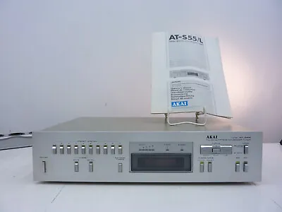 Kaufen Akai AT-S55 Vintage FM AM Quartz Synthsizer Tuner - 1980 • 80€