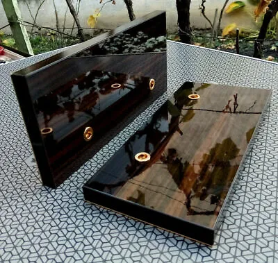 Kaufen Für Nakamichi RX-505E Deck Holzseiten Seitenteile URUSHI DESIGN GOLD Side Panel • 159€